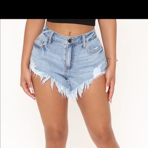 High waisted shorts